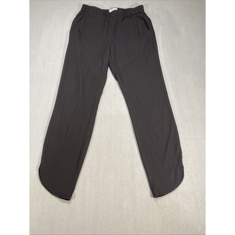 Marine Layer‎ Pants Womens XS Black Pull On Cropped Elastic Stretch Modal